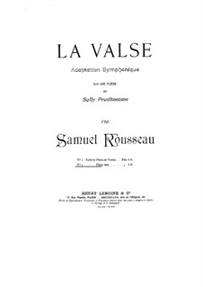 Waltz in G Major: Waltz in G Major by Samuel Alexandre Rousseau