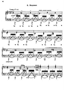 Études d'exécution transcendante, S.139: No.6 Vision by Franz Liszt