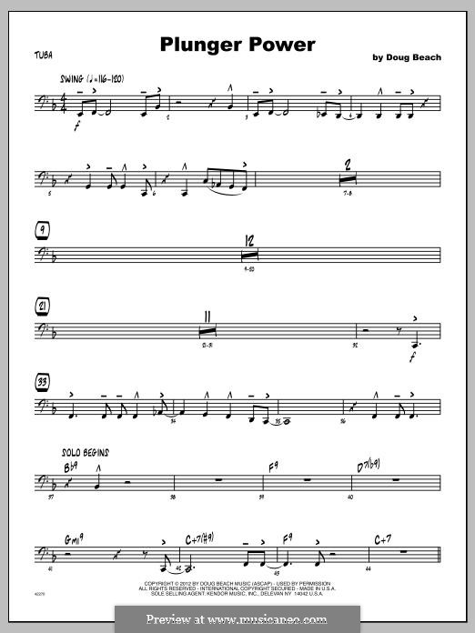 Plunger Power: Tuba part by Doug Beach