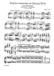 Transcriptions on Themes from 'Soirées musicales' by Rossini, S.424: No.9 Tarantella Napoletana by Franz Liszt