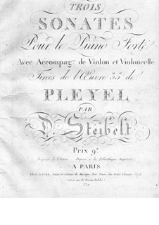Three Sonatas For Cello And Piano. - Open Library