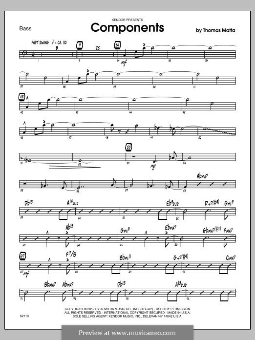 Components: Bass part by Thomas Matta