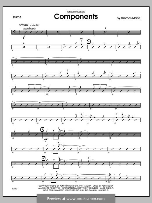 Components: Drums part by Thomas Matta