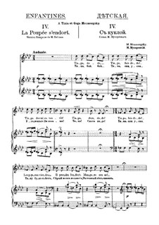 The Nursery: No.4 With the Doll by Modest Mussorgsky