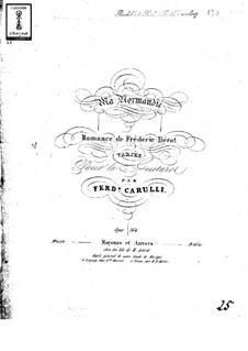 Variations on Romance 'La Normandie', Op.364: Variations on Romance 'La Normandie' by Frédéric Bérat