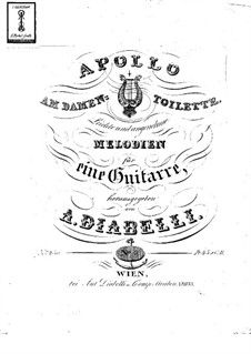 Apollo at the ladies' room. Light and pleasant melodies. Book IV: Apollo at the ladies' room. Light and pleasant melodies. Book IV by Anton Diabelli