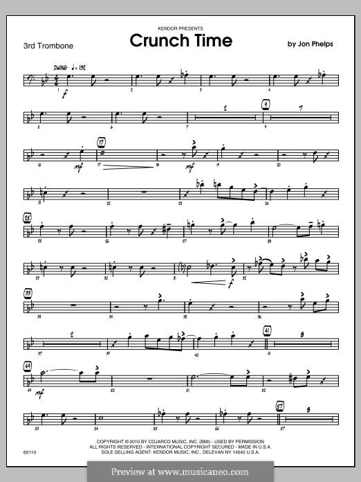 Crunch Time by J. Phelps - sheet music on MusicaNeo