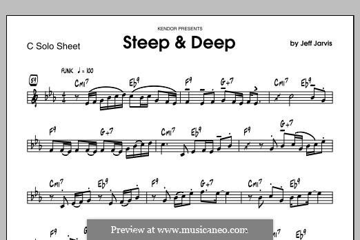 Steep & Deep: Solo Sheet part by Jeff Jarvis