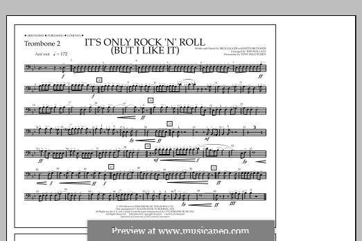 It's Only Rock 'n' Roll (But I Like It): Trombone 2 part by Keith Richards, Mick Jagger