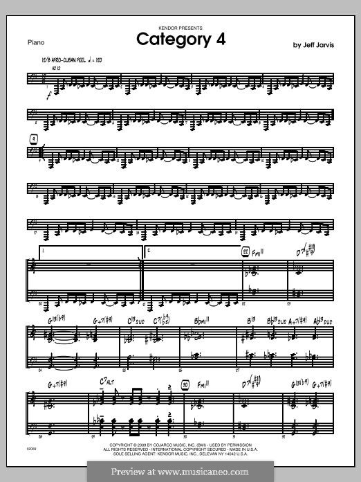 Category 4: Piano part by Jeff Jarvis