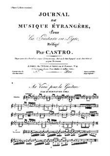 Theme and Variations and Minuet, Op.3: Theme and Variations (first version) by Fernando Sor