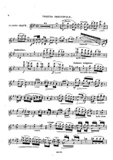 Adagio Religioso for Violin and Piano, Op.1: Solo part by Ole Bull