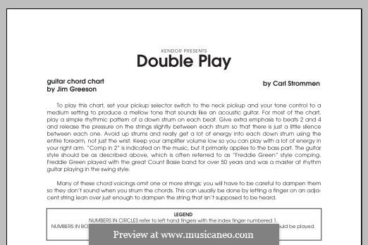 Double Play: Guitar/ Rhythm part by Carl Strommen