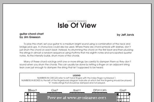 Isle of View: Guitar/ Rhythm part by Jeff Jarvis