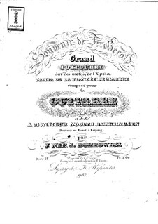 Grand Potpourri on Themes from 'Zampa' by F. Herold, Op.21: For guitar by Jan Nepomucen Bobrowicz