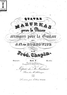 Mazurkas, Op.6: Complete set by Frédéric Chopin