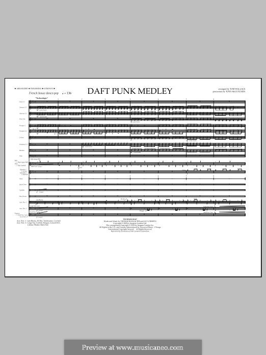 Daft Punk Medley: Full Score by Nile Rodgers