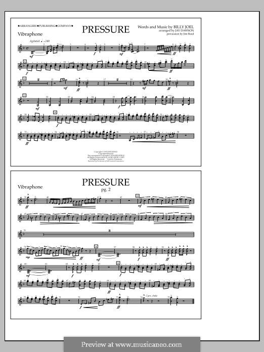 Pressure: Vibraphone part by Billy Joel