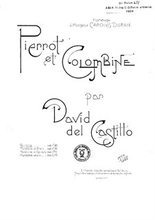 Pierrot et Colombine: Pierrot et Colombine by David del Castillo