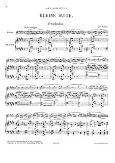 Little Suite for Violin and Piano: Little Suite for Violin and Piano by Tor Aulin