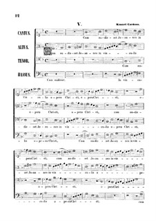 Cum audisset Joannes: For mixed choir by Manuel Cardoso