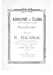 Adolphe et Clara: Adolphe et Clara by Nicolas-Marie d'Alayrac