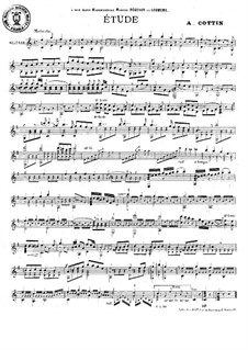 Etude: For guitar by Alfred Cottin