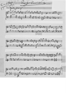 Piece for Piano No.12: Piece for Piano No.12 by Ernst Levy