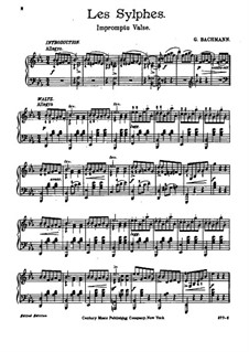 Les sylphes. Impromptu-Waltz: Les sylphes. Impromptu-Waltz by Georges Bachmann