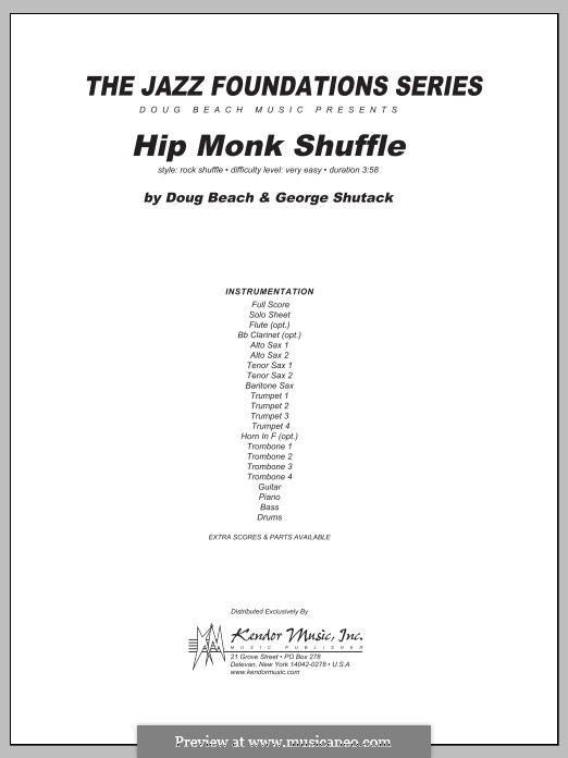 Hip Monk Shuffle: Full Score by Doug Beach