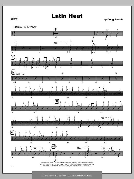 Latin Heat: Drums part by Doug Beach