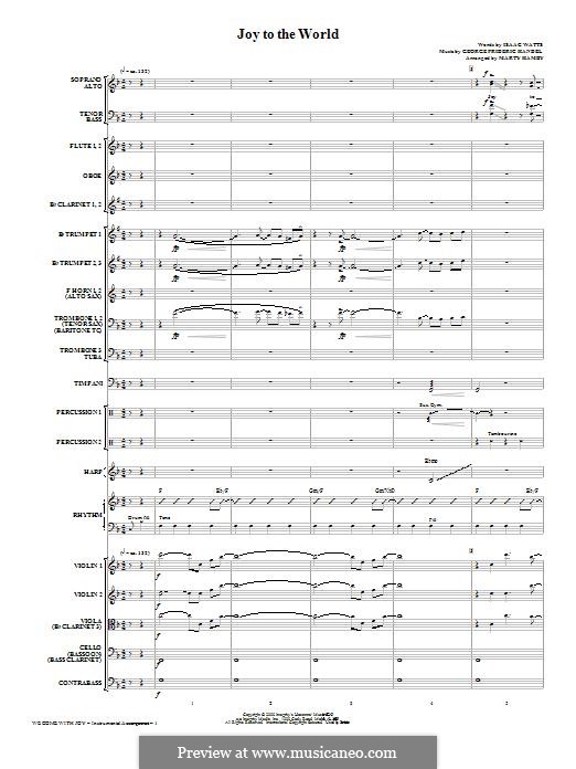 We Come with Joy Orchestration: Full Score by Georg Friedrich Händel