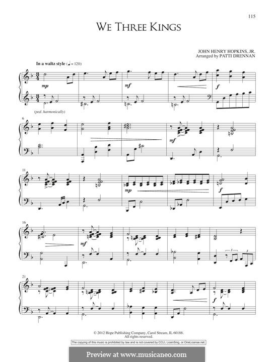 Piano version: For a single performer by John H. Hopkins Jr.