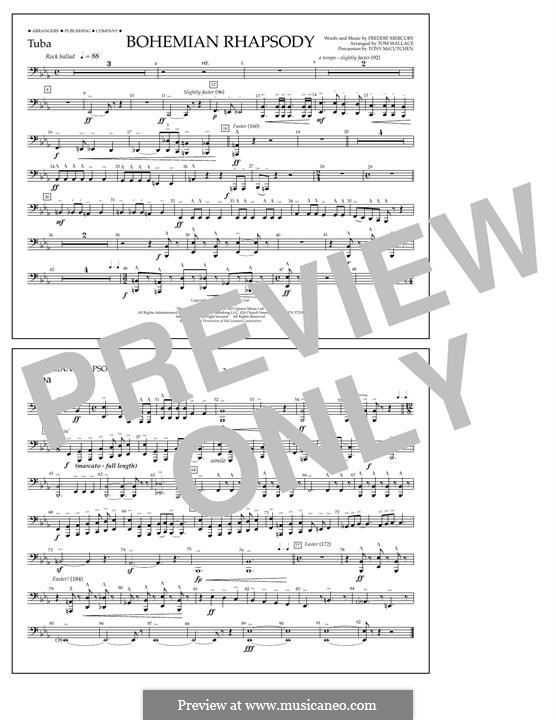 Marching Band version: Tuba part by Freddie Mercury