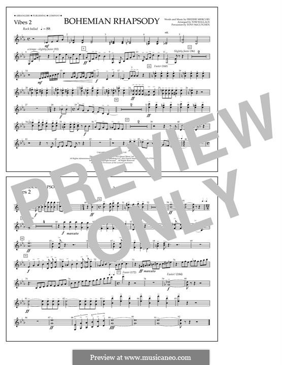 Marching Band version: Vibes 2 part by Freddie Mercury
