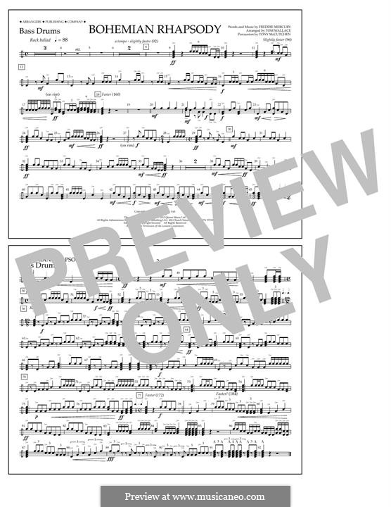 Marching Band version: Bass Drums by Freddie Mercury