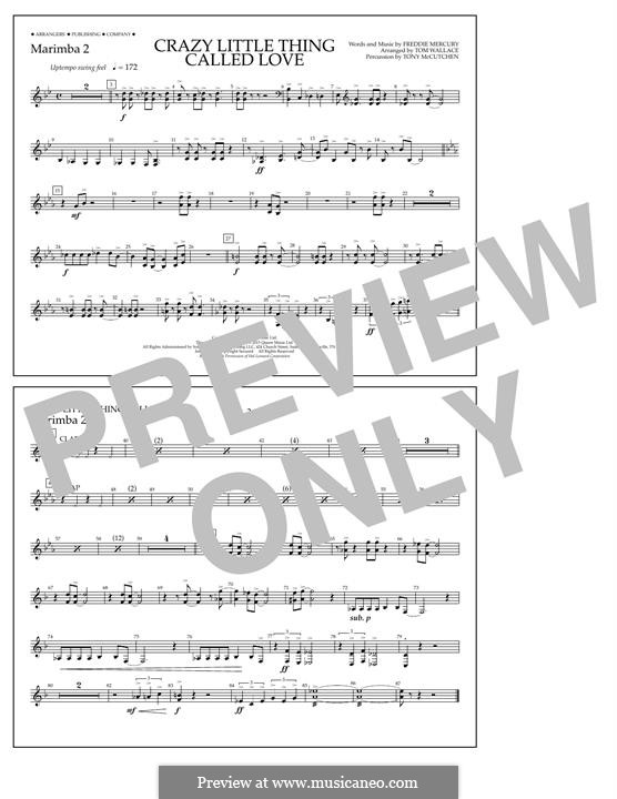 Marching Band version: Marimba 2 part by Freddie Mercury