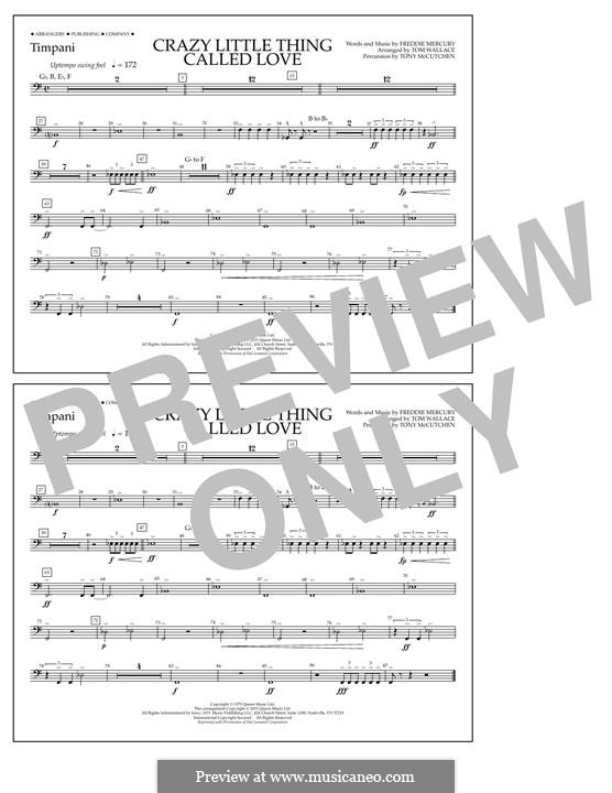 Marching Band version: Timpani part by Freddie Mercury