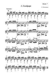 Sombrero, Op.9: For guitar by Oleg Kopenkov