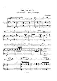 The Nightingale: For cello and piano by Alexander Alyabyev