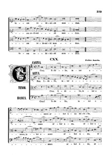 Crux fidelis, inter omnes: Vocal score by Felice Anerio