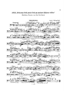 no 39 air erbarme dich mein gott st matthew passion bwv 244 by erbarme dich sheet music