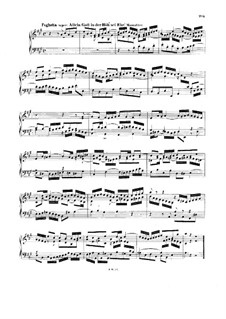 Chorale Preludes IV (German Organ Mass): Gloria. Fughetta super: Allein Gott in der Höh' sei Ehr'. Small version, BWV 677 by Johann Sebastian Bach