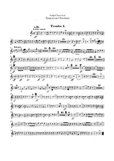 Anacreon, ou L’amour fugitif: Overture – Trumpets I-II Parts by Luigi Cherubini