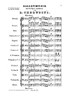 Anacreon, ou L’amour fugitif: Ballet Music by Luigi Cherubini