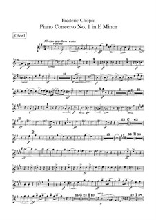 Complete Concerto: Oboes I-II parts by Frédéric Chopin