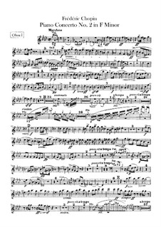 Complete Concerto: Oboes I-II parts by Frédéric Chopin