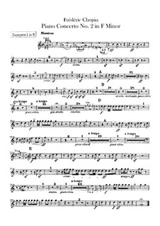 Complete Concerto: Trumpets I-II parts by Frédéric Chopin