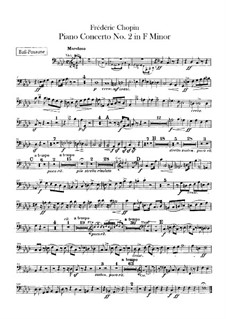 Complete Concerto: Trombone basso part by Frédéric Chopin