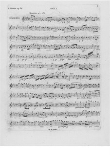 Complete Concerto: Oboe I part by Frédéric Chopin
